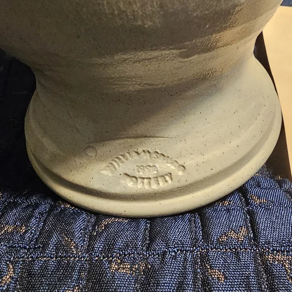 Hand Crafted Cobalt Salt Glaze Pitchers (Selling As Set) - Picture 8 of 10